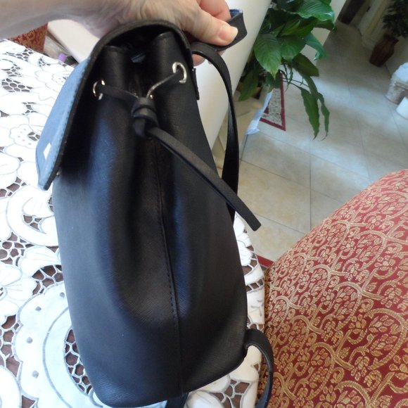 Kate Spade NY Black Saffiano Leather Medium Size Backpack main image 15